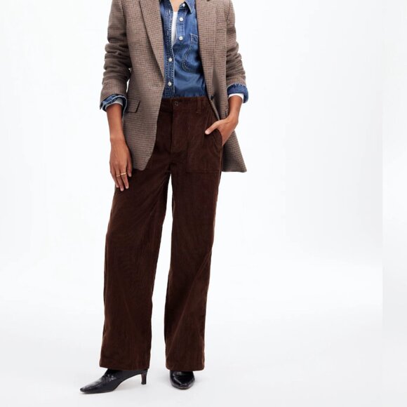 Madewell Low-Slung Baggy Utility Pants in Corduroy - Picture 1 of 6